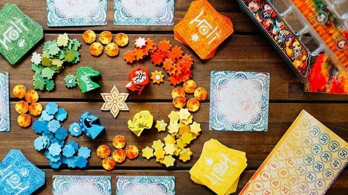 Holi Is a Beautiful Board Game That Prioritizes Strategy Over Luck