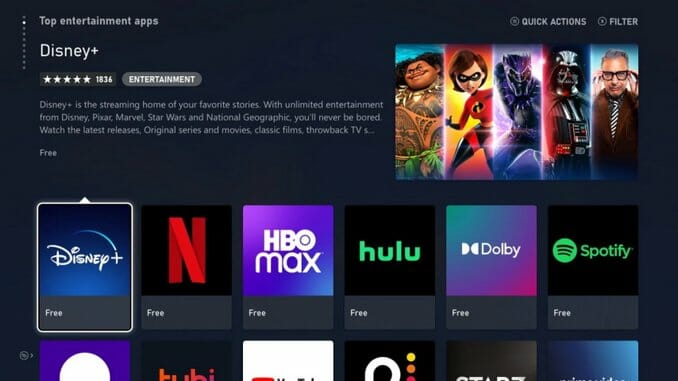 Xbox Series X and S Will Get Most Major Streaming Services on Launch Day