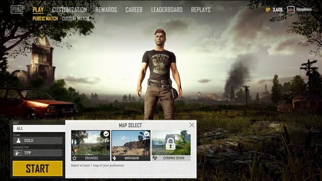 Map Selection Finally Coming to PlayerUnknown’s Battlegrounds