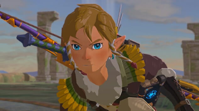 Watch This Breath of the Wild Player Take Down Two Lynels…While Paragliding