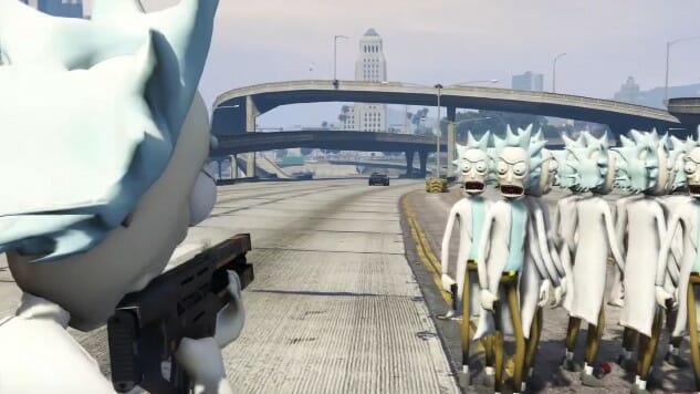 Get Schwifty with These Terrifying Rick and Morty GTA V Mods