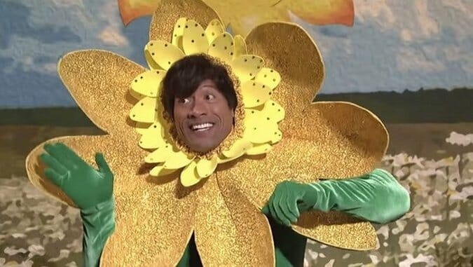 Watch the Rock Play a Dancing Daisy in This Cut SNL Sketch