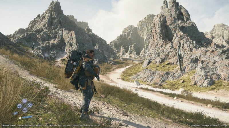 Death Stranding 2 mountain
