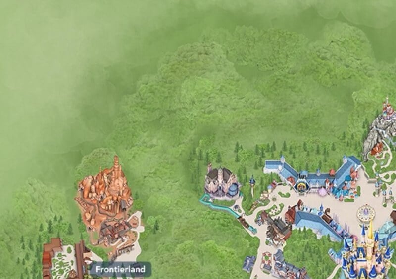 Magic Kingdom map