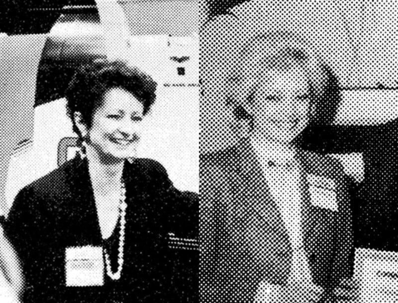 Computer Entertainer publisher Marylou Badeaux and editor Celeste Dolan